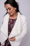 Plush Faux Sherpa Jacket | Cream