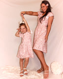 Carolina Dress | Blush Daisies | Young girls