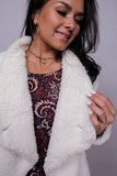 Plush Faux Sherpa Jacket | Cream